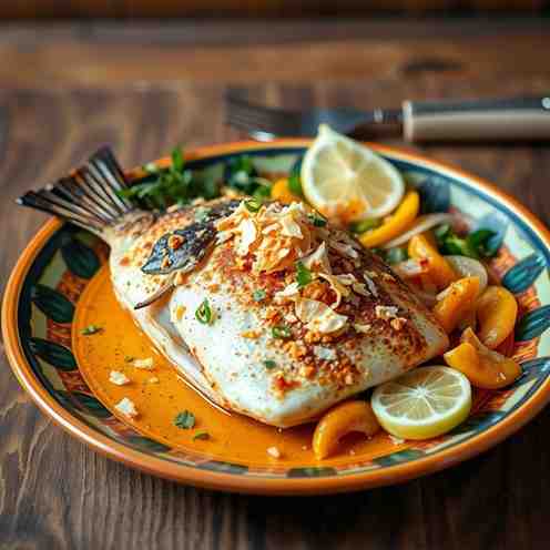 Kiribati Coconut Baked Fish - Easy International Cuisine Recipes for You